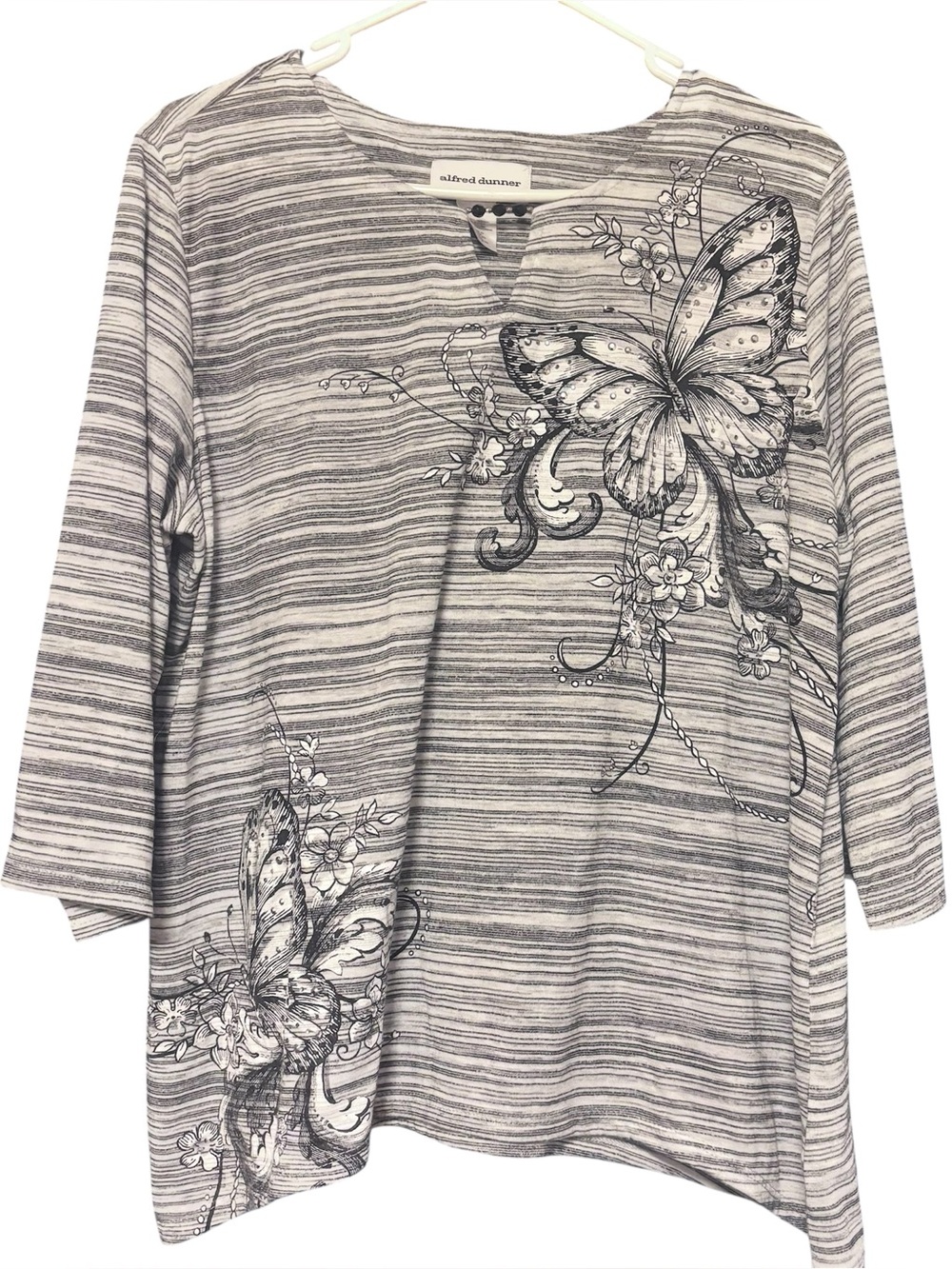 Alfred Dunner Blouse Size Large